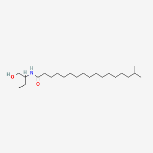 molecular formula C22H45NO2 B12682856 N-(1-(Hydroxymethyl)propyl)isooctadecan-1-amide CAS No. 93964-52-4