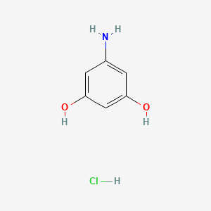 molecular formula C6H8ClNO2 B1268286 5-Aminobenzene-1,3-diol hydrochloride CAS No. 6318-56-5