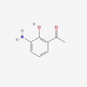molecular formula C8H9NO2 B1268288 1-(3-Amino-2-hydroxyphenyl)ethanone CAS No. 70977-72-9