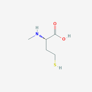 molecular formula C5H11NO2S B12682887 n-Methyl-l-homocysteine CAS No. 164581-37-7