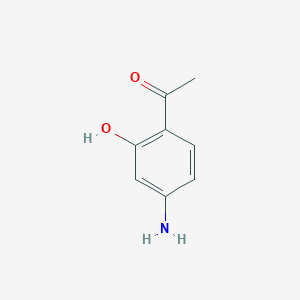 molecular formula C8H9NO2 B1268289 1-(4-Amino-2-hydroxyphenyl)ethanone CAS No. 2476-29-1