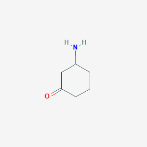 molecular formula C6H11NO B126829 3-Aminocyclohexanone CAS No. 149520-74-1