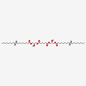 molecular formula C48H86O10 B12682924 Bis(2-hydroxy-3-((1-oxooctadec-9-enyl)oxy)propyl) adipate CAS No. 94313-92-5