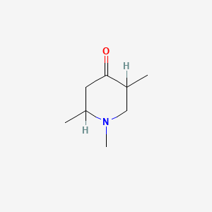 molecular formula C8H15NO B1268293 1,2,5-Trimethylpiperidin-4-one CAS No. 7516-33-8