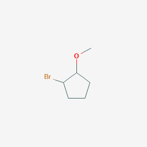 molecular formula C6H11BrO B1268295 1-Bromo-2-methoxycyclopentane 