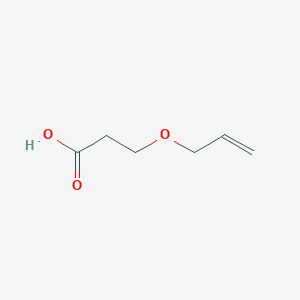 molecular formula C6H10O3 B1268298 3-Allyloxypropionic Acid CAS No. 22577-15-7