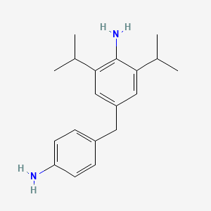 molecular formula C19H26N2 B12683018 4-((4-Aminophenyl)methyl)-2,6-diisopropylaniline CAS No. 90680-34-5