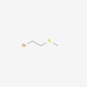 molecular formula C3H7BrS B1268302 1-Bromo-2-(methylsulfanyl)ethane CAS No. 54187-93-8