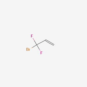 molecular formula C3H3BrF2 B1268304 3-Bromo-3,3-difluoroprop-1-ene CAS No. 420-90-6