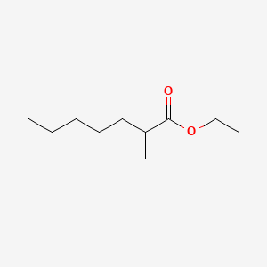 molecular formula C10H20O2 B12683083 Ethyl 2-methylheptanoate CAS No. 37492-26-5