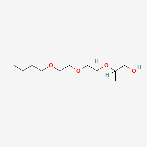 molecular formula C12H26O4 B12683153 2-[2-(2-Butoxyethoxy)-1-methylethoxy]propan-1-OL CAS No. 95873-45-3