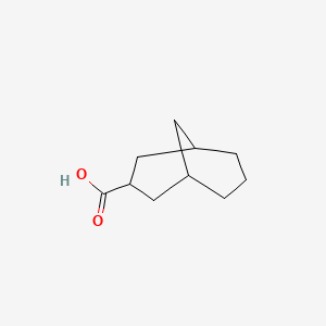 molecular formula C10H16O2 B1268319 Bicyclo[3.3.1]nonane-3-carboxylic acid CAS No. 6221-62-1