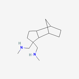 molecular formula C14H26N2 B12683337 Octahydro-N,N'-dimethyl-4,7-methano-1H-indenedimethylamine CAS No. 93962-81-3