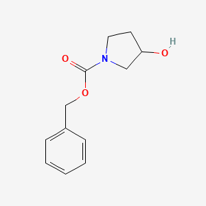 molecular formula C12H15NO3 B1268334 Benzyl 3-hydroxypyrrolidine-1-carboxylate CAS No. 95656-88-5