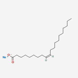 molecular formula C20H37NaO2 B12683343 Sodium gadoleate CAS No. 94135-60-1