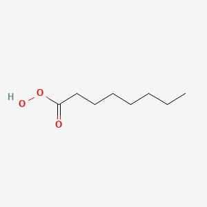 molecular formula C8H16O3 B12683353 Peroxyoctanoic acid CAS No. 33734-57-5