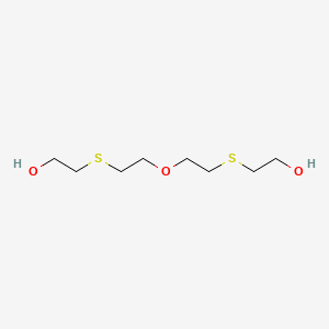 molecular formula C8H18O3S2 B1268351 2-[(2-{2-[(2-Hydroxyethyl)sulfanyl]ethoxy}ethyl)sulfanyl]ethan-1-ol CAS No. 7426-02-0