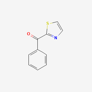 molecular formula C10H7NOS B1268355 2-Benzoylthiazole CAS No. 7210-75-5