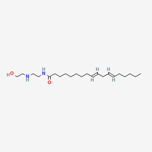 molecular formula C22H42N2O2 B12683560 N-[2-[(2-Hydroxyethyl)amino]ethyl]octadeca-9,12-dien-1-amide CAS No. 94139-06-7