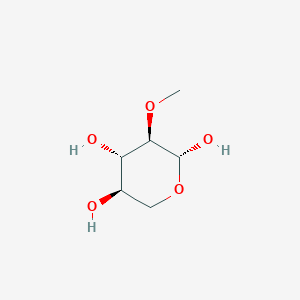 molecular formula C6H12O5 B12683594 2-O-Methyl-beta-D-xylopyranose CAS No. 18652-95-4