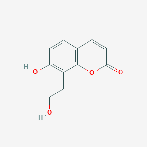 molecular formula C11H10O4 B12683597 Phellodenol B CAS No. 612086-87-0