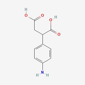 molecular formula C10H11NO4 B1268363 2-(4-Aminophenyl)succinic acid CAS No. 22511-21-3