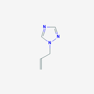 molecular formula C5H7N3 B1268365 1H-1,2,4-Triazole, 1-(2-propenyl)- CAS No. 63935-98-8