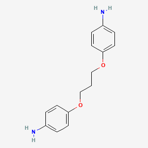 molecular formula C15H18N2O2 B1268366 4-[3-(4-Aminophenoxy)propoxy]aniline CAS No. 52980-20-8