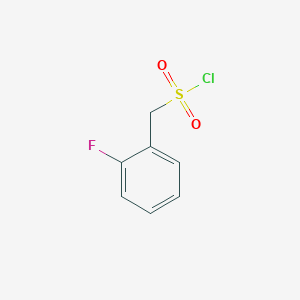 molecular formula C7H6ClFO2S B1268369 (2-Fluorophenyl)methanesulfonyl chloride CAS No. 24974-71-8
