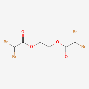 molecular formula C6H6Br4O4 B12683702 Ethylene bis(dibromoacetate) CAS No. 94159-38-3