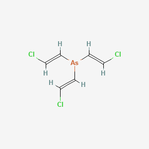 molecular formula C6H6AsCl3 B12683716 Lewisite 3 CAS No. 40334-70-1