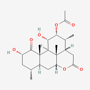 molecular formula C22H32O7 B12683743 Shinjulactone K CAS No. 94451-22-6