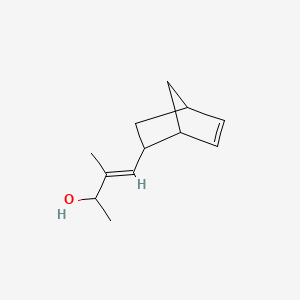 molecular formula C12H18O B12683754 4-Bicyclo(2.2.1)hept-5-en-2-yl-3-methyl-3-buten-2-ol CAS No. 94265-95-9
