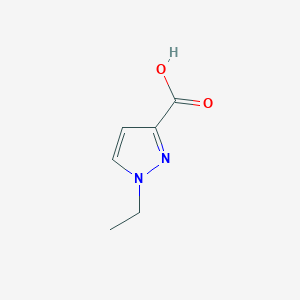 molecular formula C6H8N2O2 B1268380 1-乙基-1H-吡唑-3-羧酸 CAS No. 400755-44-4