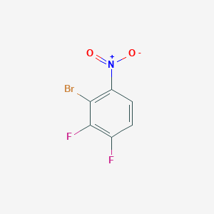 molecular formula C6H2BrF2NO2 B1268381 2-Bromo-3,4-difluoro-1-nitrobenzene CAS No. 350699-92-2