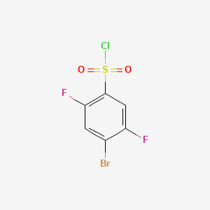 molecular formula C6H2BrClF2O2S B1268382 4-溴-2,5-二氟苯磺酰氯 CAS No. 207974-14-9