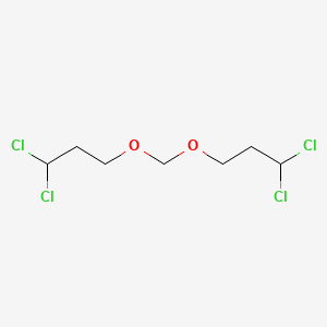 molecular formula C7H12Cl4O2 B12683831 Bis(3,3-dichloropropoxy)methane CAS No. 89774-77-6