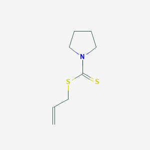molecular formula C8H13NS2 B1268386 Allyl 1-pyrrolidinecarbodithioate CAS No. 701-13-3