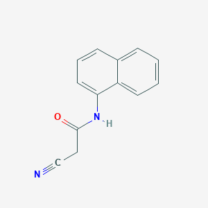 molecular formula C13H10N2O B1268389 2-cyano-N-1-naphthylacetamide CAS No. 22302-63-2