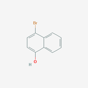 molecular formula C10H7BrO B1268390 4-Bromonaphthalen-1-ol CAS No. 571-57-3