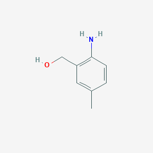 molecular formula C8H11NO B1268398 2-Amino-5-methylbenzyl alcohol CAS No. 34897-84-2