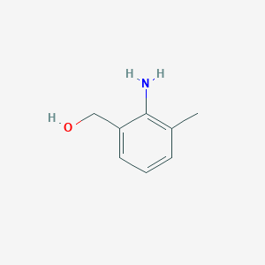 molecular formula C8H11NO B1268403 (2-Amino-3-methylphenyl)methanol CAS No. 57772-50-6