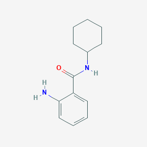 molecular formula C13H18N2O B1268408 2-Amino-N-cyclohexylbenzamide CAS No. 56814-11-0