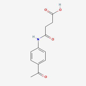 molecular formula C12H13NO4 B1268409 4-(4-乙酰苯胺基)-4-氧代丁酸 CAS No. 62134-55-8
