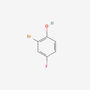 B1268413 2-Bromo-4-fluorophenol CAS No. 496-69-5