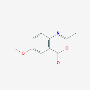 molecular formula C10H9NO3 B1268414 6-methoxy-2-methyl-4H-benzo[d][1,3]oxazin-4-one CAS No. 38527-50-3