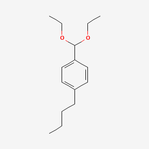 molecular formula C15H24O2 B1268416 1-Butyl-4-(diethoxymethyl)benzene CAS No. 83803-80-9