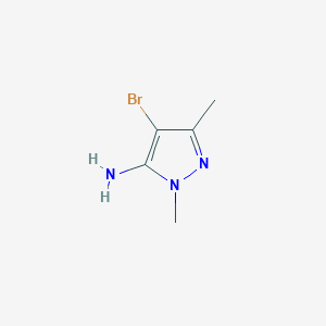 molecular formula C5H8BrN3 B1268418 4-Bromo-1,3-dimethyl-1H-pyrazol-5-amine CAS No. 19848-99-8