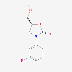 (R)-3-(3-Fluorophenyl)-5-(hydroxymethyl)oxazolidin-2-one
