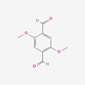 molecular formula C10H10O4 B1268428 2,5-Dimethoxyterephthalaldehyde CAS No. 7310-97-6